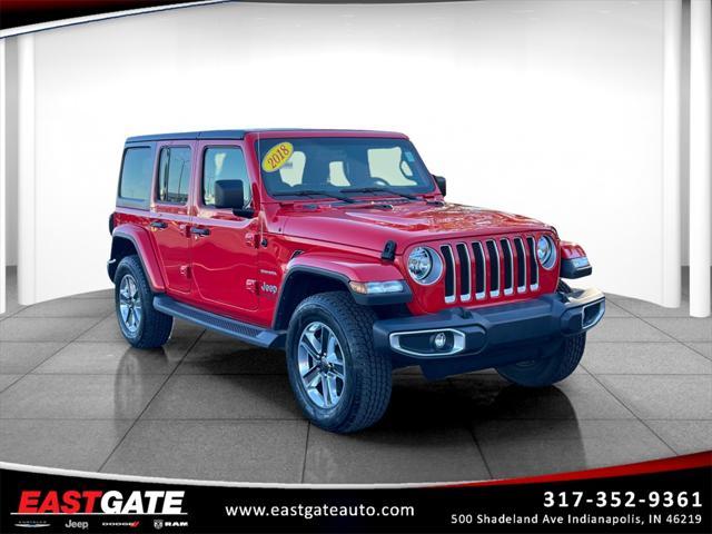 used 2018 Jeep Wrangler Unlimited car, priced at $30,000