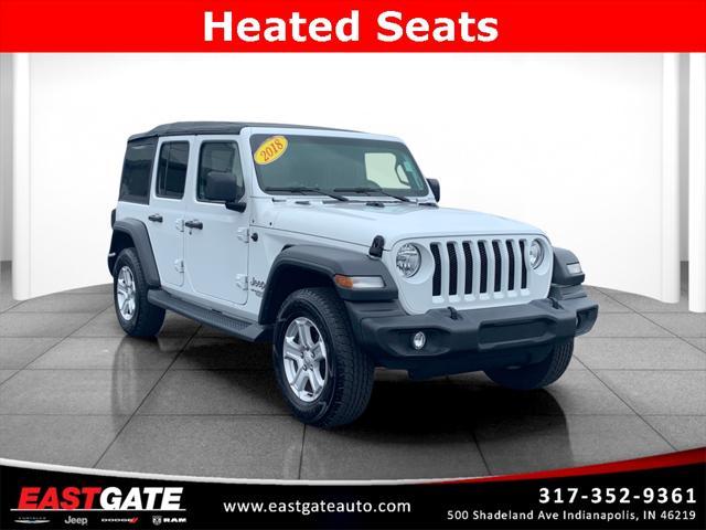 used 2018 Jeep Wrangler Unlimited car, priced at $24,750