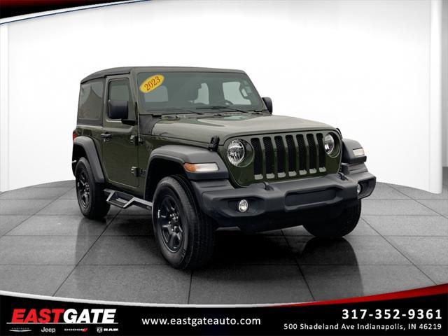 used 2023 Jeep Wrangler car, priced at $32,000