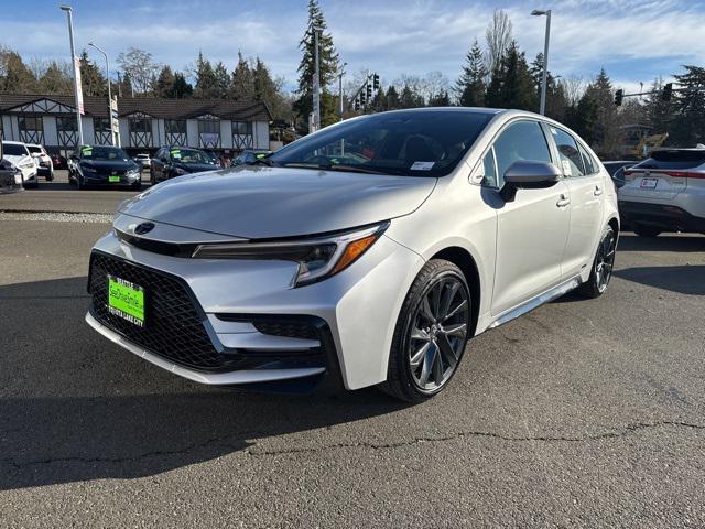 new 2025 Toyota Corolla Hybrid car, priced at $29,059