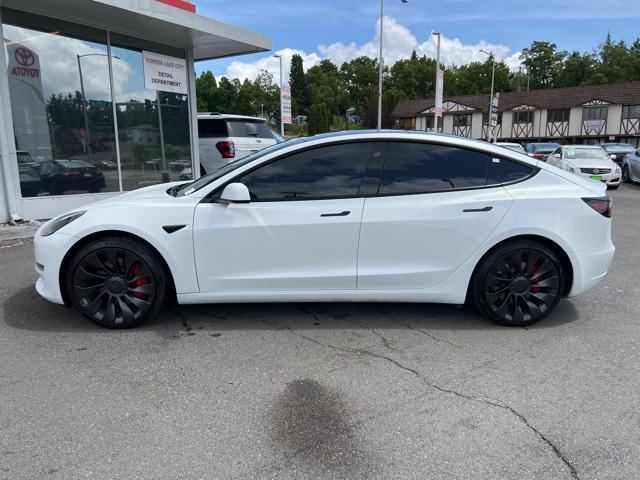 used 2022 Tesla Model 3 car, priced at $32,499