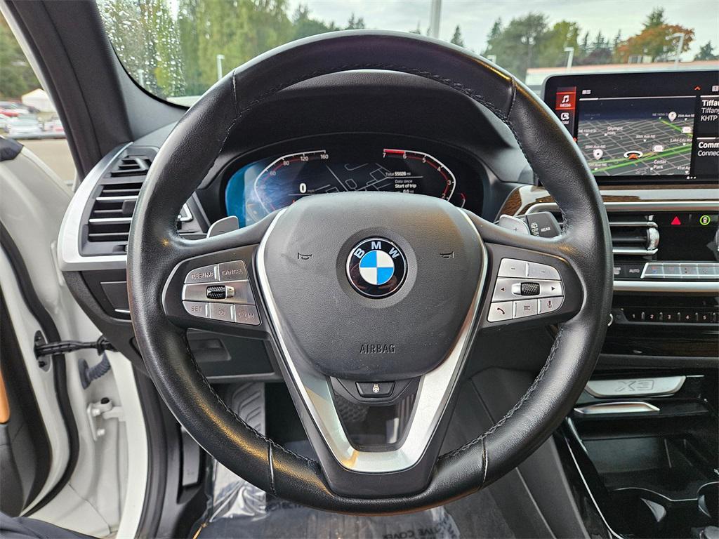 used 2022 BMW X3 car, priced at $30,885