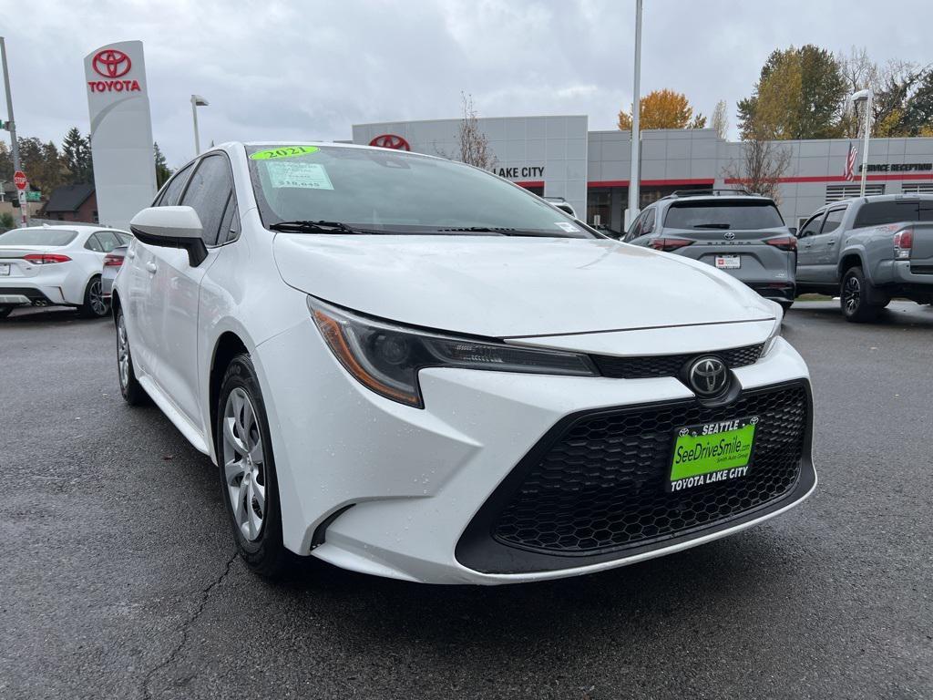 used 2021 Toyota Corolla car, priced at $18,845