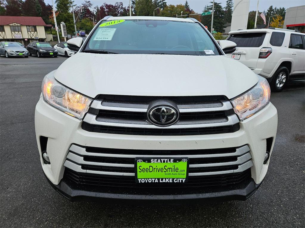 used 2018 Toyota Highlander car, priced at $24,554