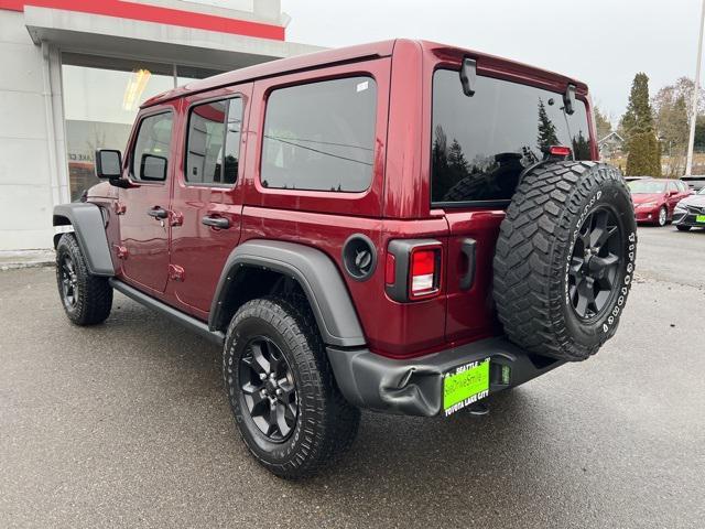 used 2021 Jeep Wrangler car, priced at $22,740