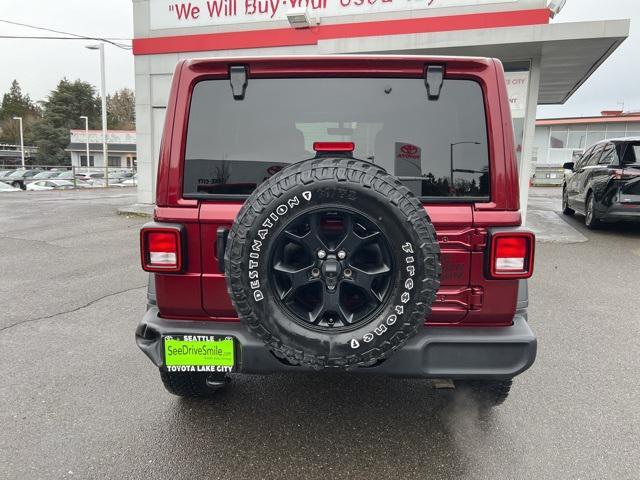 used 2021 Jeep Wrangler car, priced at $22,740