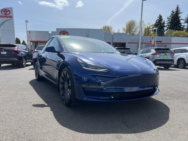 used 2023 Tesla Model 3 car, priced at $39,941