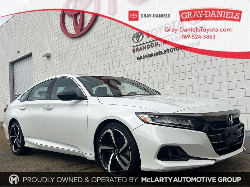 used 2021 Honda Accord car, priced at $22,050