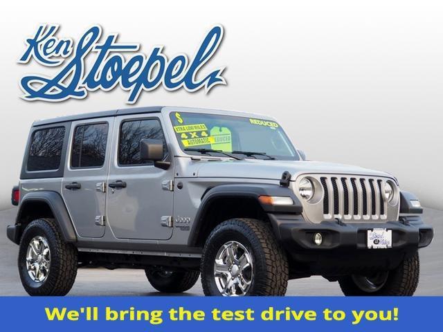 used 2019 Jeep Wrangler Unlimited car, priced at $23,535