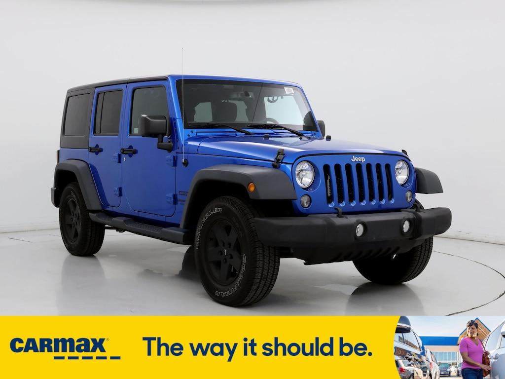 used 2016 Jeep Wrangler car, priced at $19,998