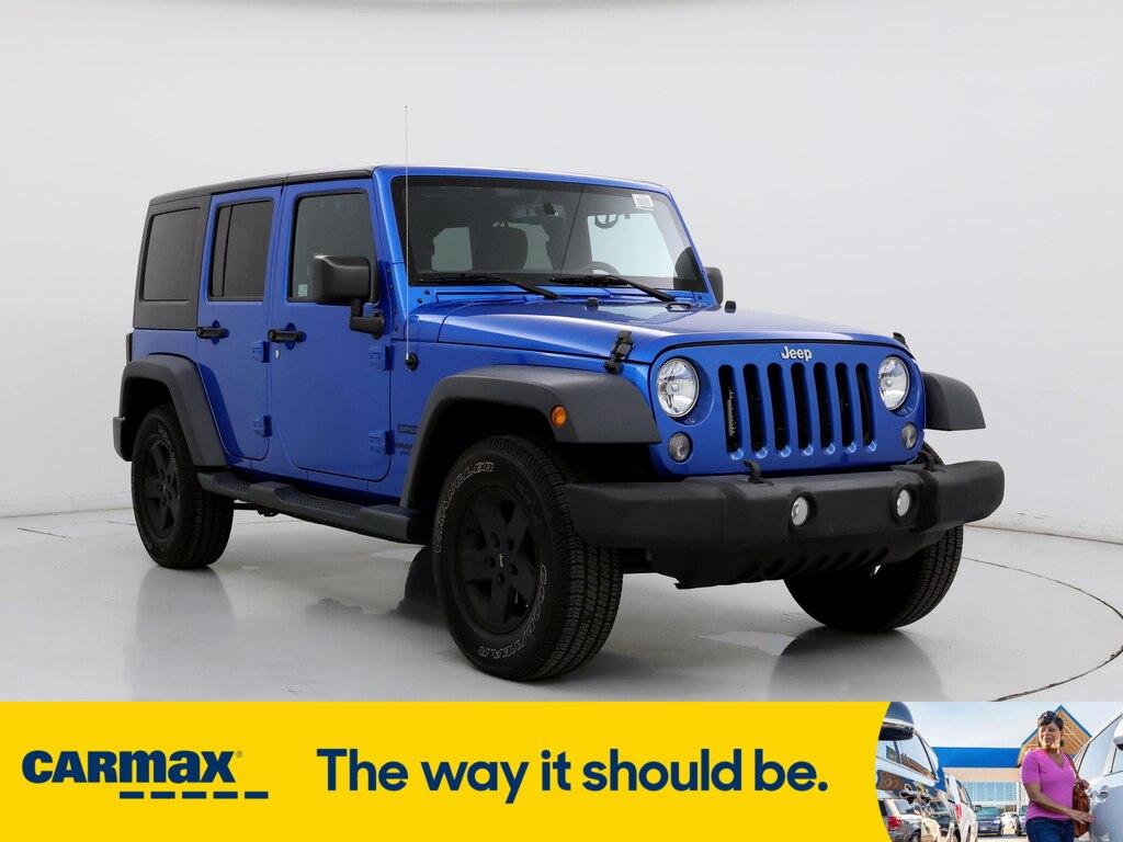 used 2016 Jeep Wrangler car, priced at $18,998