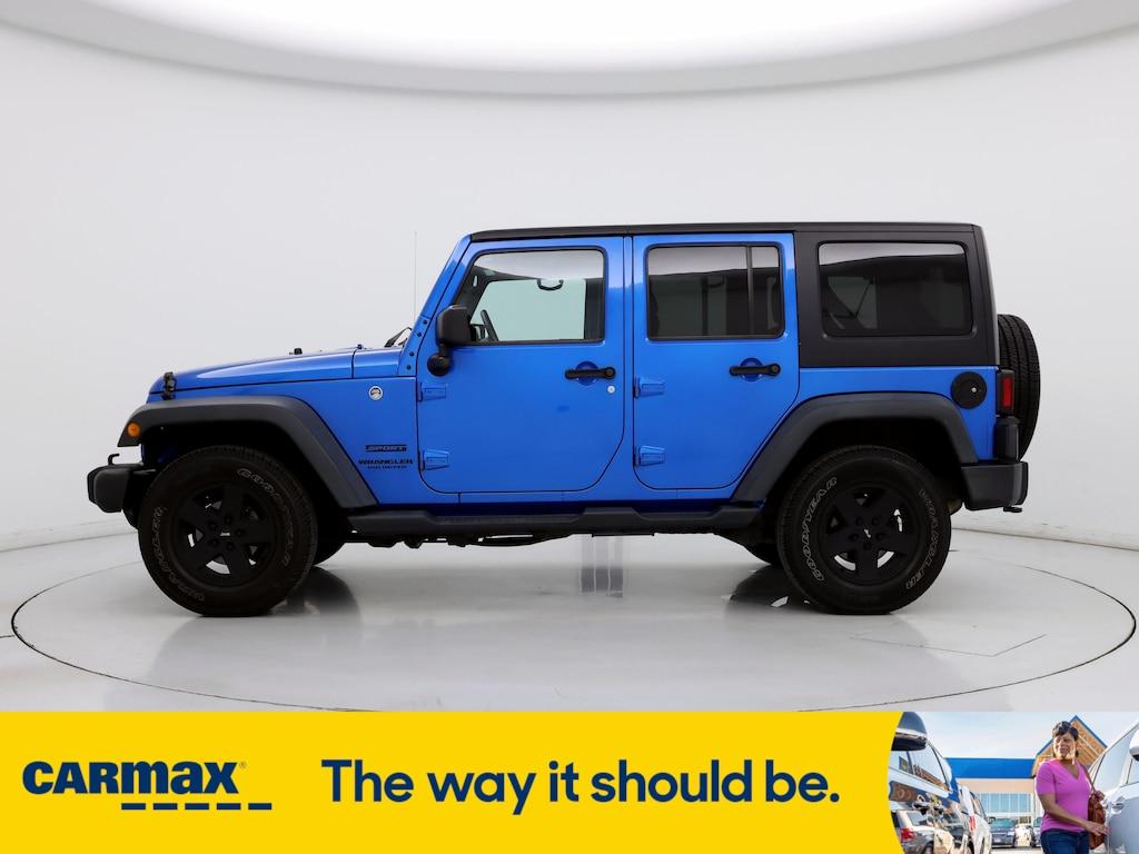 used 2016 Jeep Wrangler car, priced at $19,998