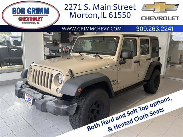 used 2016 Jeep Wrangler Unlimited car, priced at $18,488