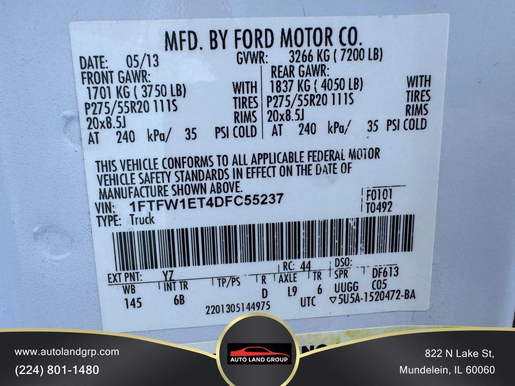 used 2013 Ford F-150 car, priced at $15,695