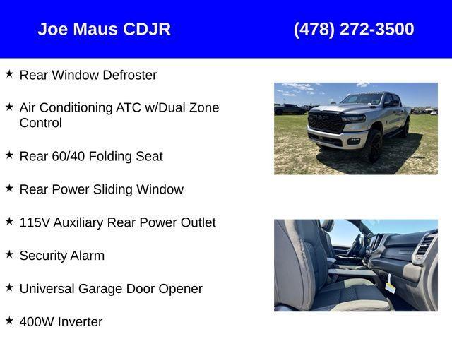 new 2025 Ram 1500 car, priced at $59,043