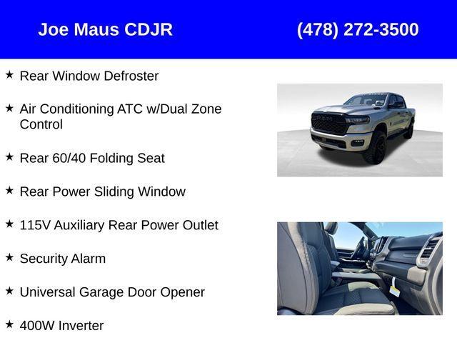 new 2025 Ram 1500 car, priced at $62,543