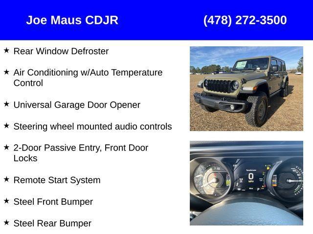 new 2025 Jeep Wrangler 4xe car, priced at $56,411