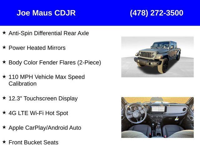 new 2025 Jeep Gladiator car, priced at $38,787