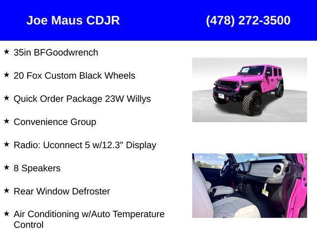 new 2025 Jeep Wrangler car, priced at $74,830