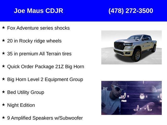 new 2025 Ram 1500 car, priced at $63,870