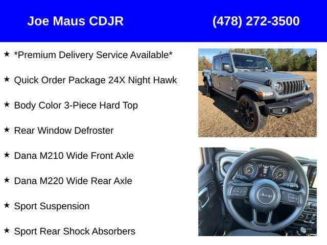 new 2025 Jeep Gladiator car, priced at $43,602