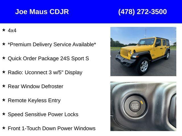 used 2020 Jeep Wrangler Unlimited car, priced at $27,311