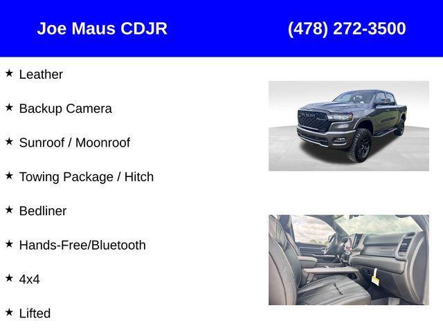 new 2025 Ram 1500 car, priced at $61,972