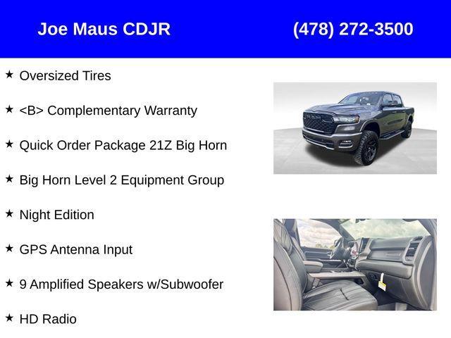 new 2025 Ram 1500 car, priced at $61,972