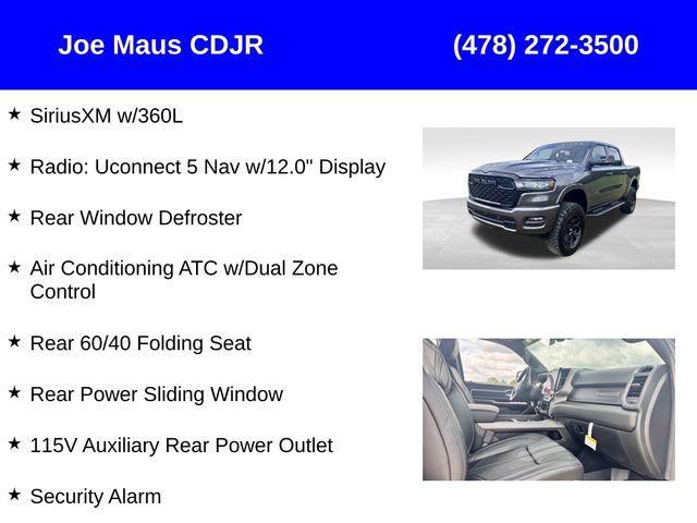 new 2025 Ram 1500 car, priced at $61,972