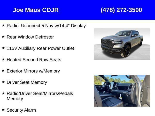 new 2025 Ram 1500 car, priced at $65,715
