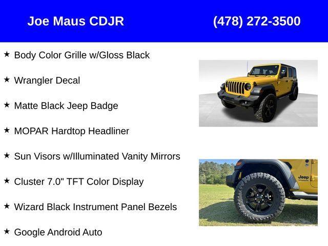 used 2020 Jeep Wrangler Unlimited car, priced at $28,787