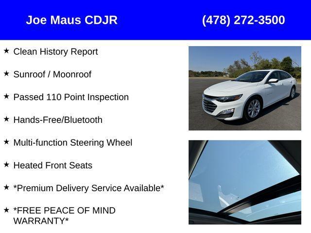 used 2022 Chevrolet Malibu car, priced at $18,887