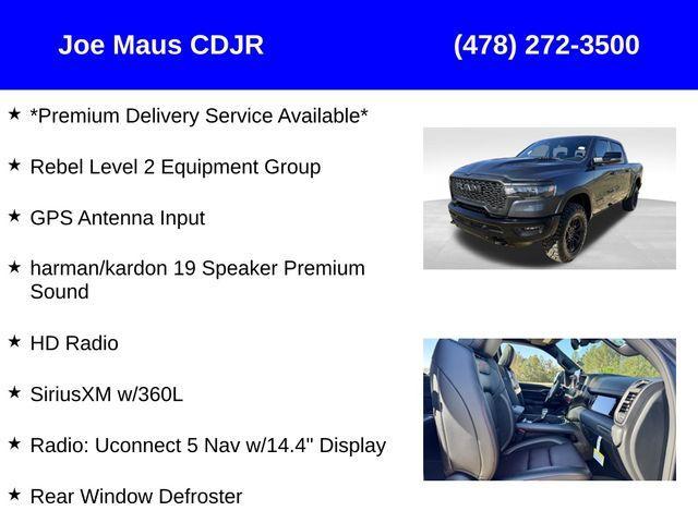 new 2025 Ram 1500 car, priced at $62,526