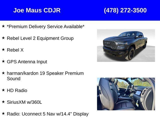 new 2025 Ram 1500 car, priced at $63,487