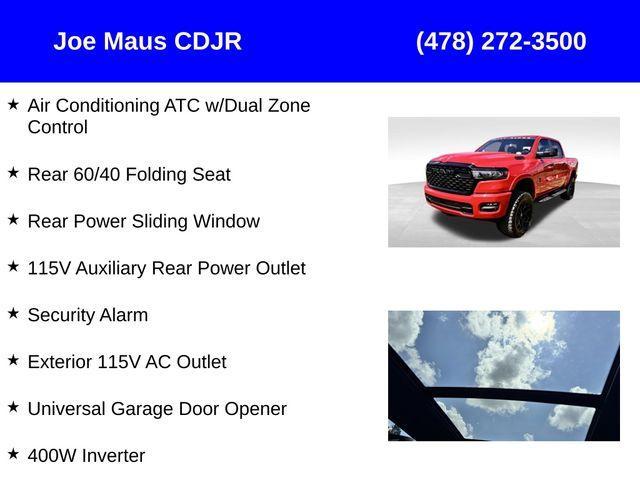 new 2025 Ram 1500 car, priced at $63,697