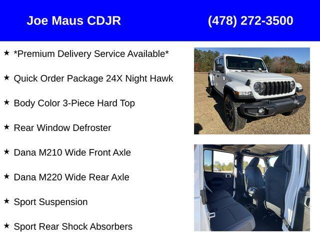 new 2025 Jeep Gladiator car, priced at $43,281