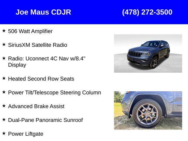 used 2021 Jeep Grand Cherokee car, priced at $27,471