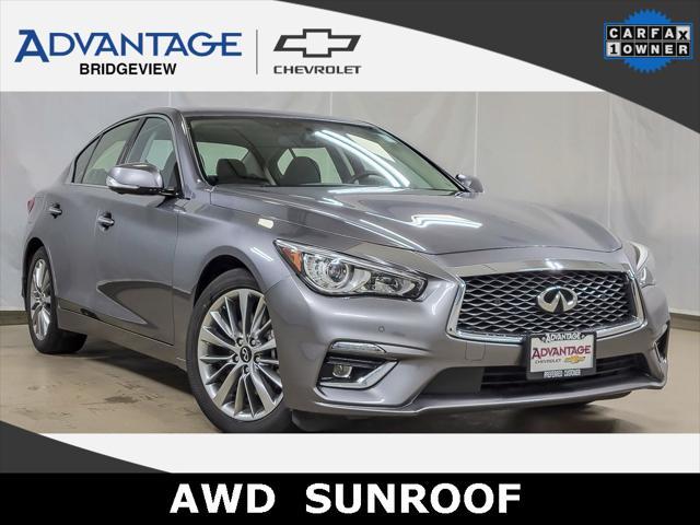 used 2022 INFINITI Q50 car, priced at $27,987