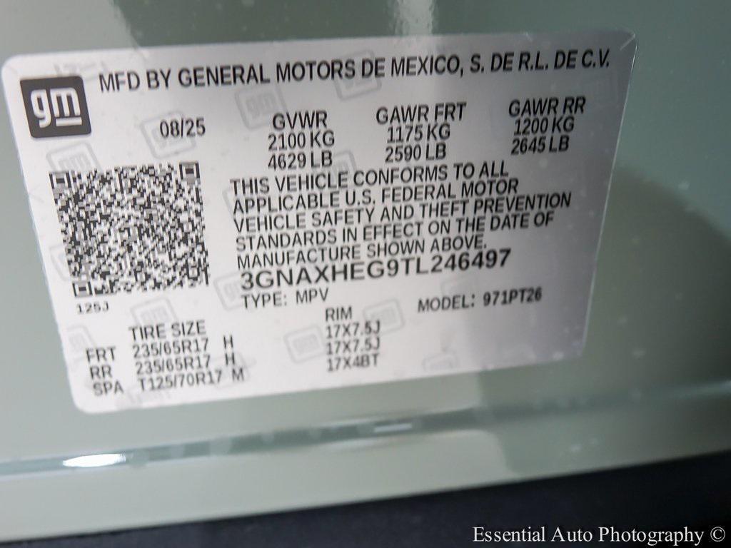 new 2026 Chevrolet Equinox car, priced at $27,376