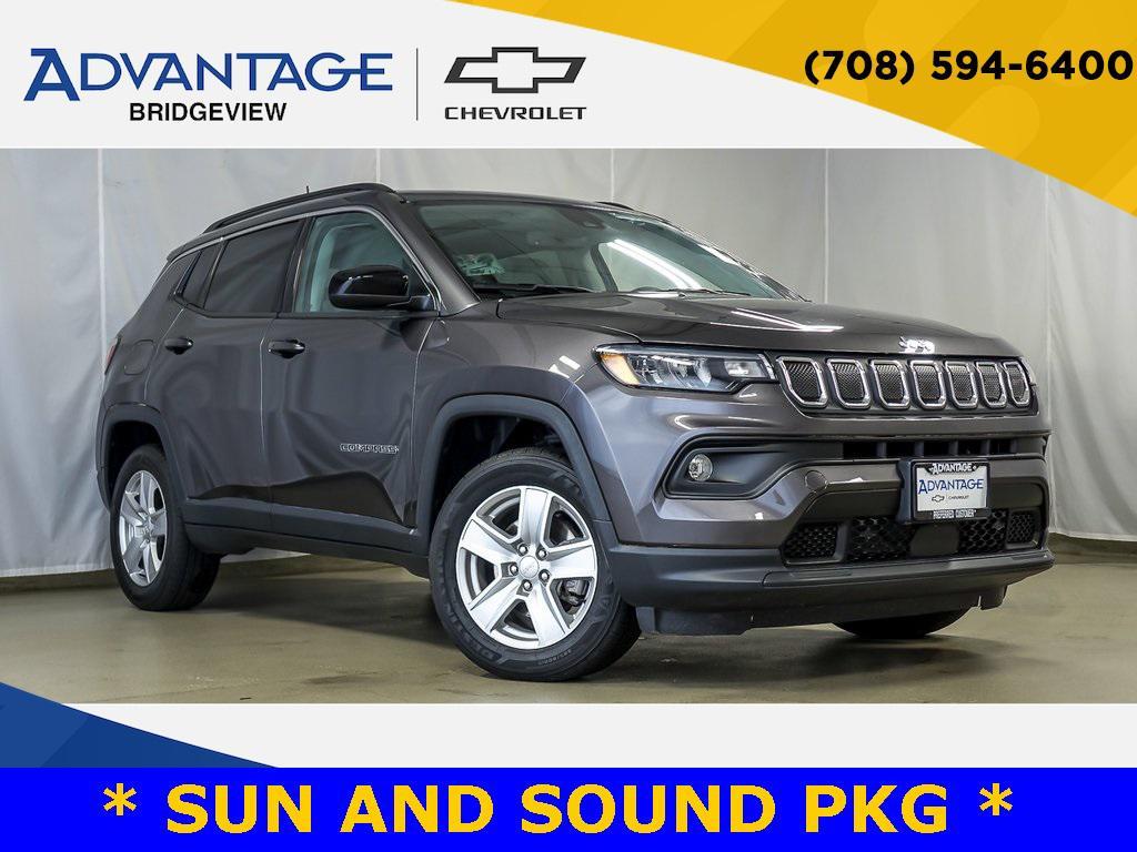 used 2022 Jeep Compass car, priced at $22,291