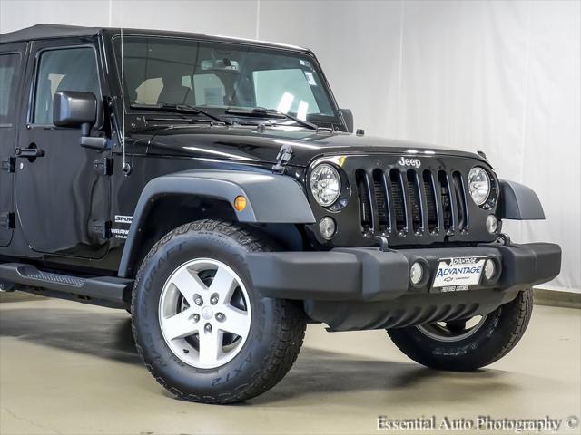 used 2017 Jeep Wrangler Unlimited car, priced at $20,485