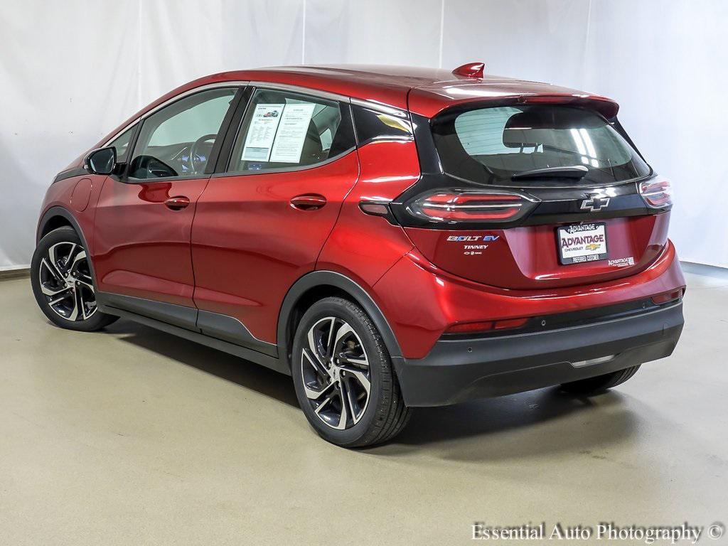 used 2022 Chevrolet Bolt EV car, priced at $17,277