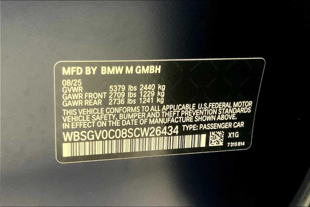 new 2025 BMW M8 car, priced at $162,200