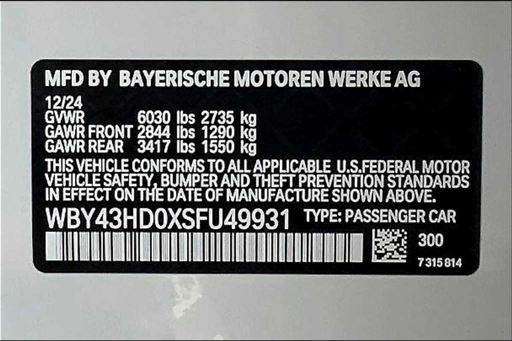 new 2025 BMW i4 Gran Coupe car, priced at $64,525