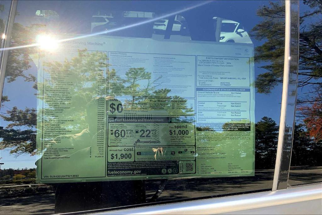 new 2026 BMW X5 PHEV car, priced at $81,600