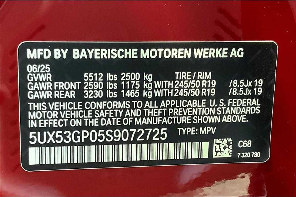 new 2025 BMW X3 car, priced at $57,760