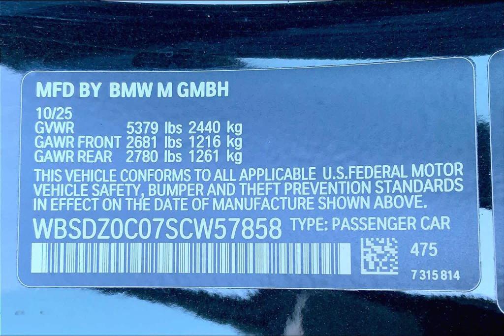 new 2025 BMW M8 car, priced at $158,445