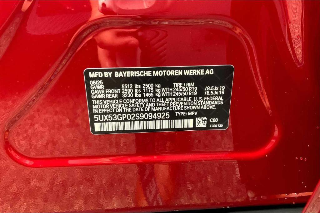 new 2025 BMW X3 car, priced at $54,735