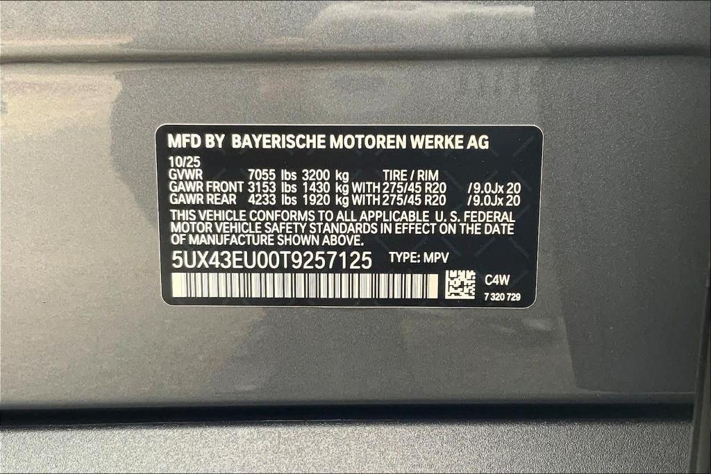 new 2026 BMW X5 PHEV car, priced at $81,050