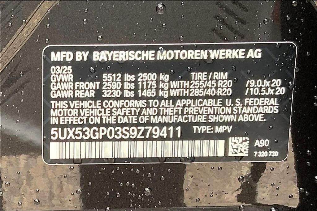new 2025 BMW X3 car, priced at $56,485